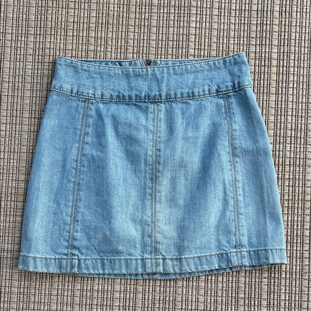 Free People Denim Jean Skirt, Size 0